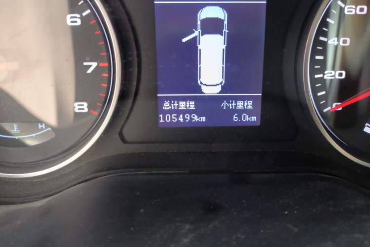Used JAC Refine M4 2018 2.0L Manual Express Version Odometer Close Up