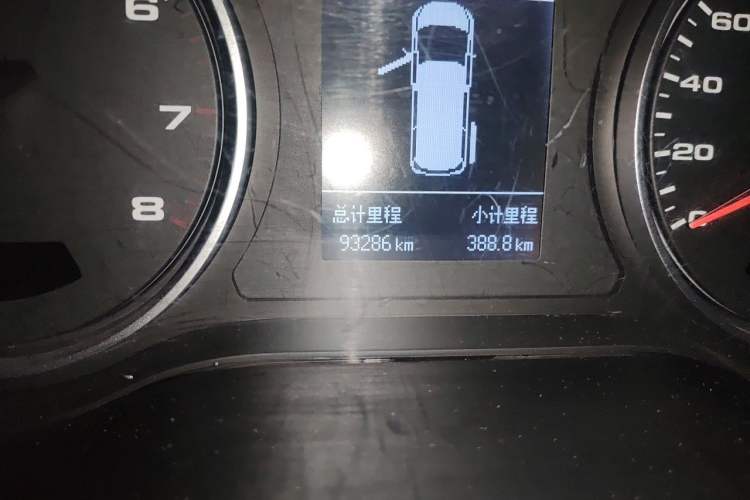 Used JAC Refine M4 2019 Business & Travel Series 2.0L Manual Speed Edition China VI Standard Odometer Close Up