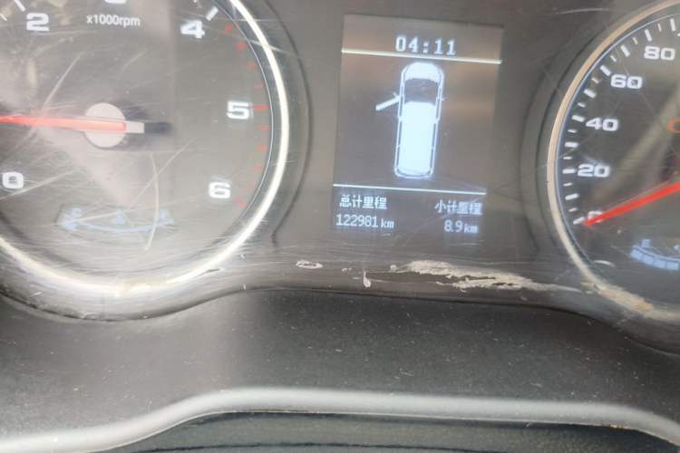 Used JAC Refine M4 2020 2.0 CTI Diesel Manual Jingrui Model China VI Standard Odometer Close Up