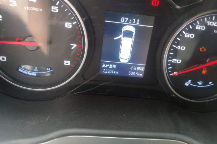 Used JAC Refine M4 2021 2.0L Manual Commercial Edition Odometer Close Up