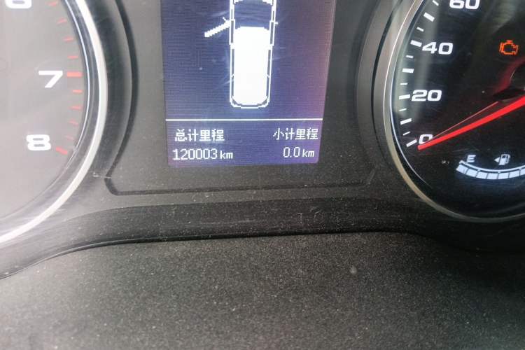 Used JAC Refine M4 2021 2.0L Manual Commercial Edition Odometer Close Up
