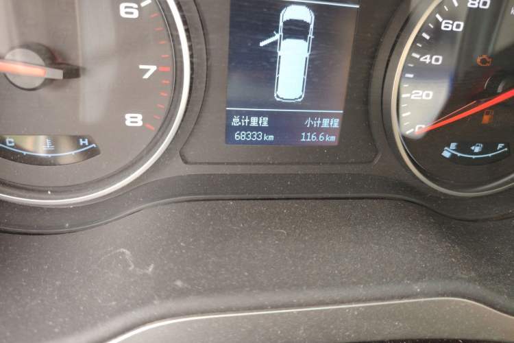 Used JAC Refine M4 2021 2.0L Manual Business Edition Odometer Close Up