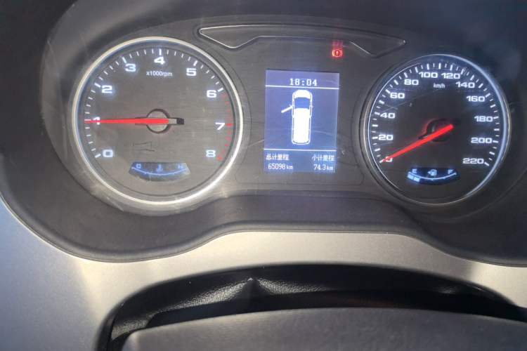 Used JAC Refine M4 2021 2.0L Manual Commercial Edition Odometer Close Up