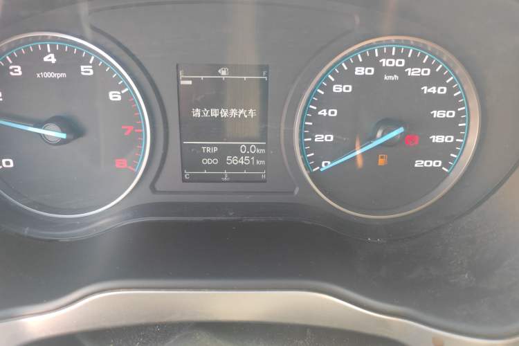 Used JAC Refine M4 2021 2.0L Manual Comfort Edition Odometer Close Up
