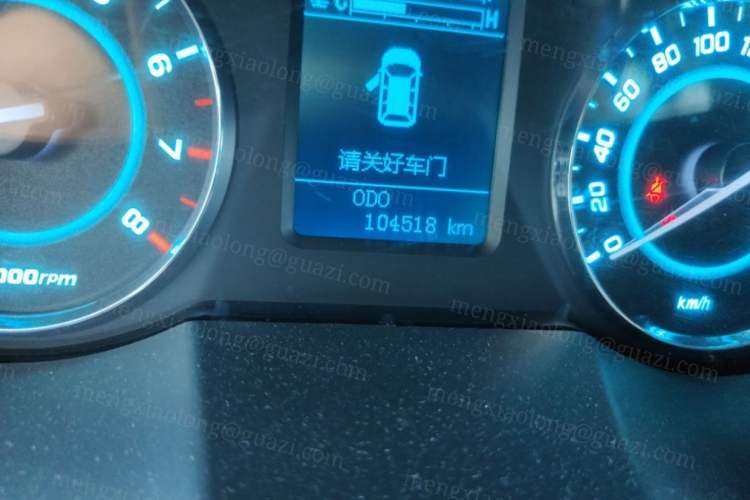 Used JAC Refine M5 2019 2.0T Gasoline Manual Business Edition Odometer Close Up