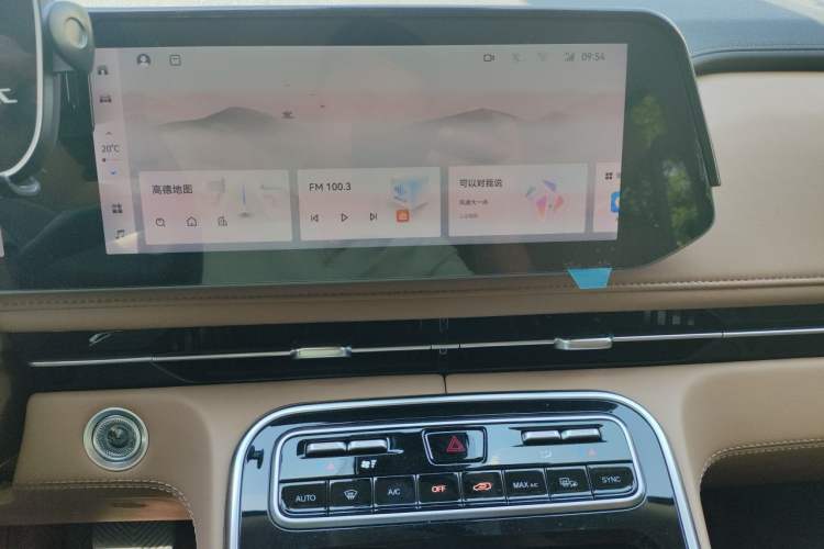 Used JAC Refine RF8 PHEV 2024 Zhiling Edition 1.5T 150KM Prestige Model – Lithium Iron Phosphate Audio And AC Panel