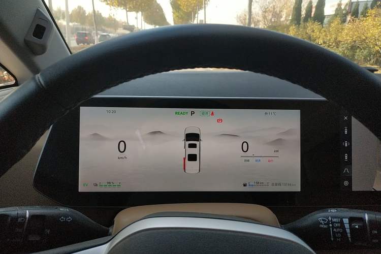 Used JAC Refine RF8 PHEV 2024 Zhiling Edition 1.5T 150KM Glory Model Lithium Iron Phosphate Instrument Cluster