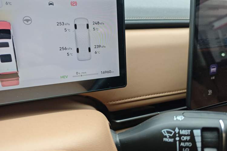 Used JAC Refine RF8 PHEV 2024 Hongmeng Edition 1.5T 150KM Flagship Model – Lithium Iron Phosphate Odometer Close Up