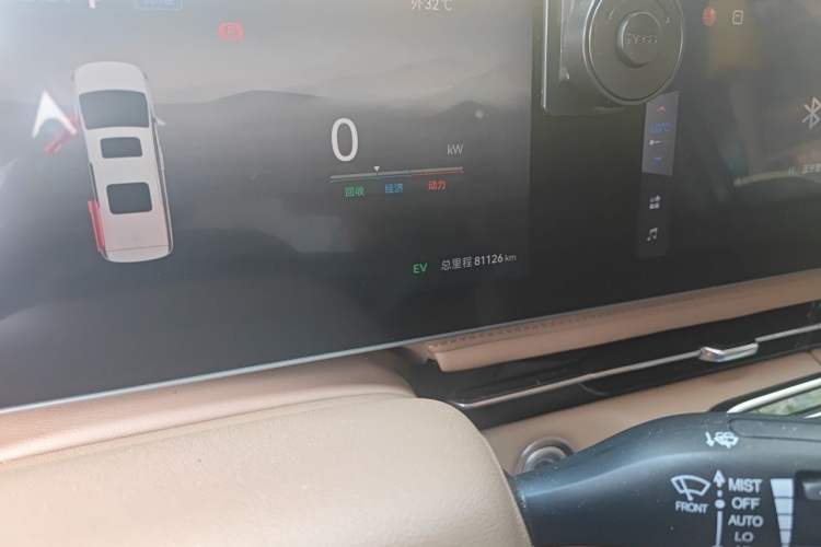 Used JAC Refine RF8 PHEV 2024 Zhiling Edition 1.5T 150KM Flagship Model – Lithium Iron Phosphate Odometer Close Up