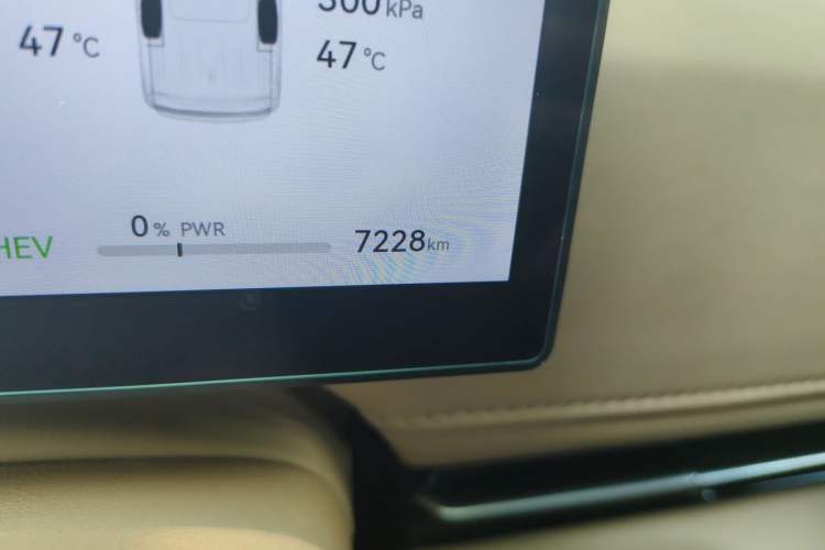 Used JAC Refine RF8 PHEV 2024 Hongmeng Edition 1.5T 150KM Flagship Model – Lithium Iron Phosphate Odometer Close Up