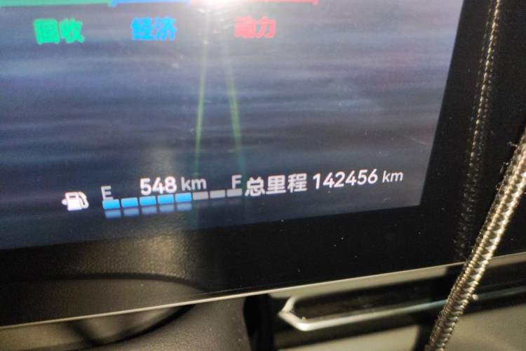Used JAC Refine RF8 PHEV 2024 Zhiling Edition 1.5T 150KM Glory Model Lithium Iron Phosphate Odometer Close Up