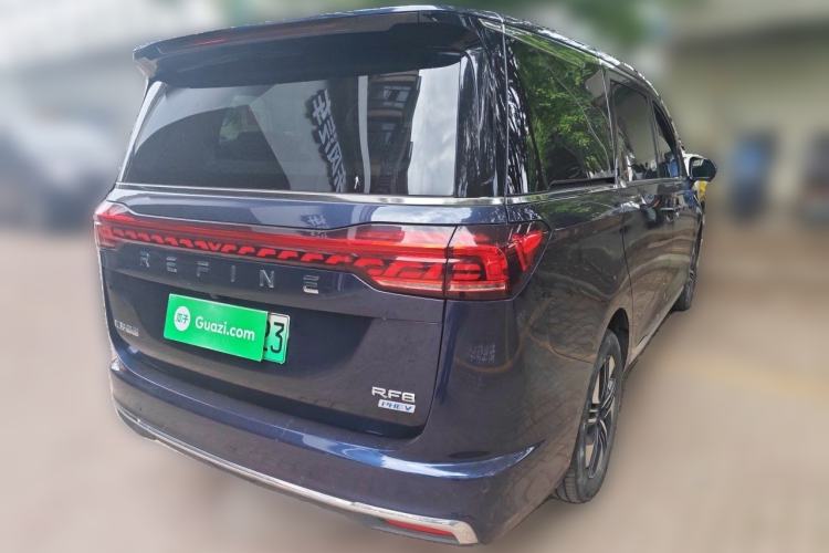 Used JAC Refine RF8 PHEV 2024 Zhiling Edition 1.5T 150KM Flagship Model – Lithium Iron Phosphate Rear Right 45 Deg