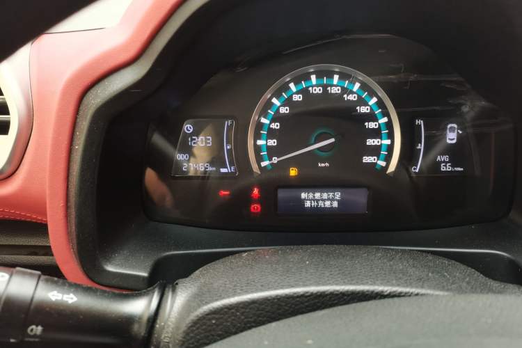 Used JAC Refine S2mini 2017 1.3L Youth Edition Odometer Close Up