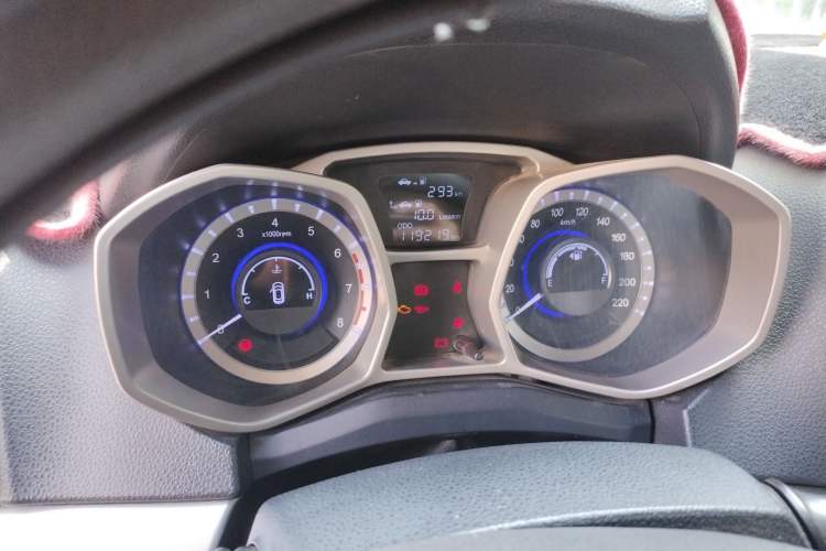 Used JAC Refine S3 2014 1.5L Manual Luxury Model Odometer Close Up