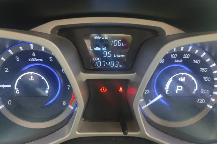 Used JAC Refine S3 2016 1.5L CVT Luxury Smart Version Odometer Close Up