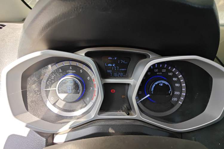 Used JAC Refine S3 2016 1.5L Manual Luxury Smart Version Odometer Close Up