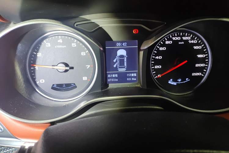 Used JAC Refine S3 2017 1.5L Manual Luxury Model Odometer Close Up