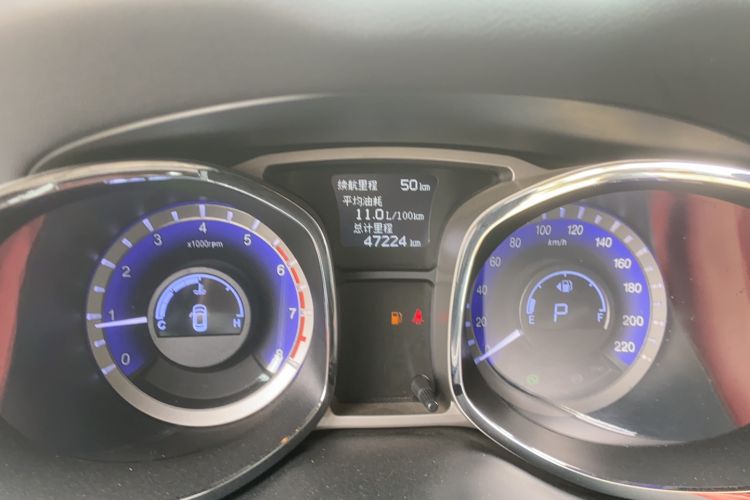Used JAC Refine S5 2015 1.5T Automatic Elite Model Odometer Close Up