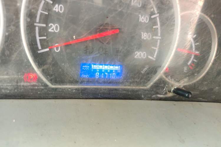 Used JAC Sunray 2018 1.9T Fuel-Efficient King D19TCIE11 Odometer Close Up