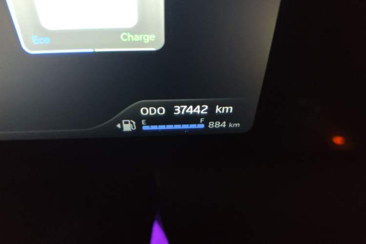 Used JAC X8 E 2024 Joyful Family Edition 6-Seater Odometer Close Up