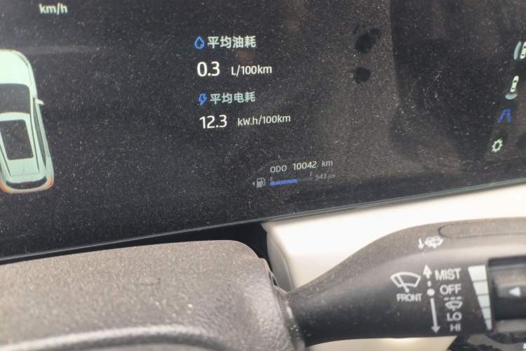 Used JAC X8 E 2024 Joyful Edition 7-Seater Odometer Close Up