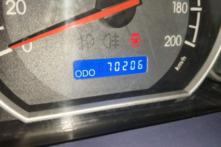 Used JAC Yiwei 3  Odometer Close Up