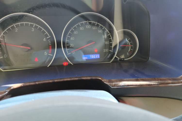 Used JAC Yiwei 3  Odometer Close Up