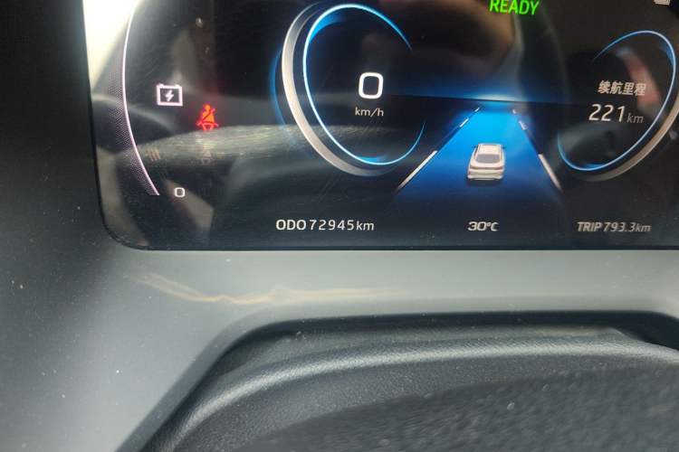 Used JAC Yiwei Aipao 2024 Airo Travel Edition 502 Odometer Close Up