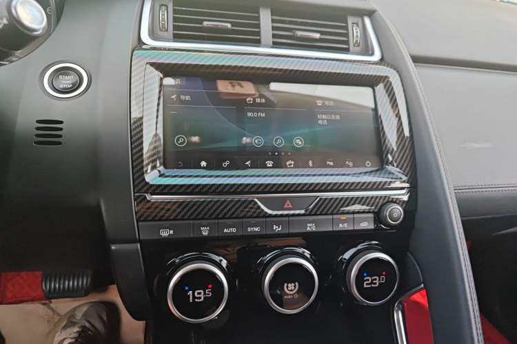 Used Jaguar E-PACE 2018 P200 S China VI Audio And AC Panel