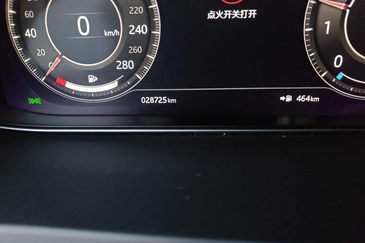 Used Jaguar E-PACE  Odometer Close Up