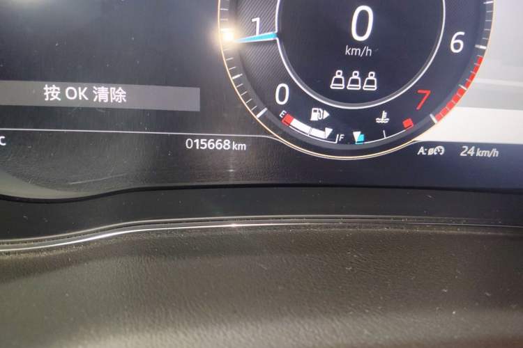Used Jaguar E-PACE 2024 All-New R-DYNAMIC S Sport Edition Odometer Close Up