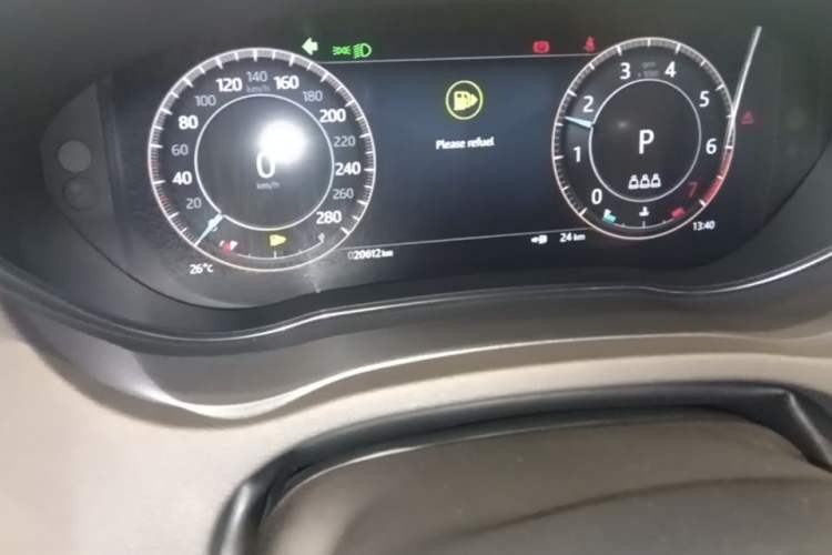 Used Jaguar E-PACE 2024 All-New R-DYNAMIC S Sport Edition Odometer Close Up