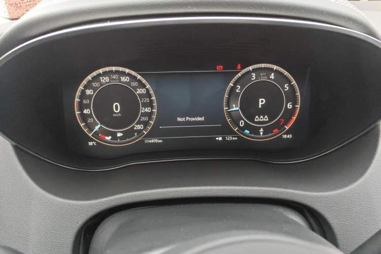 Used Jaguar E-PACE 2024 YAO Black Sport Edition R-DYNAMIC SE BLACK Odometer Close Up