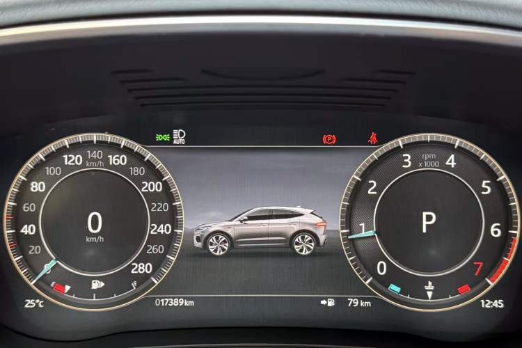 Used Jaguar E-PACE 2024 All-New R-DYNAMIC S Sport Edition Odometer Close Up