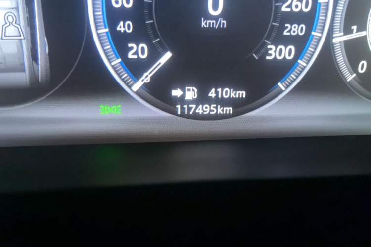 Used Jaguar F-PACE 2016 2.0T Two-Wheel-Drive R-Sport Sport Edition Odometer Close Up