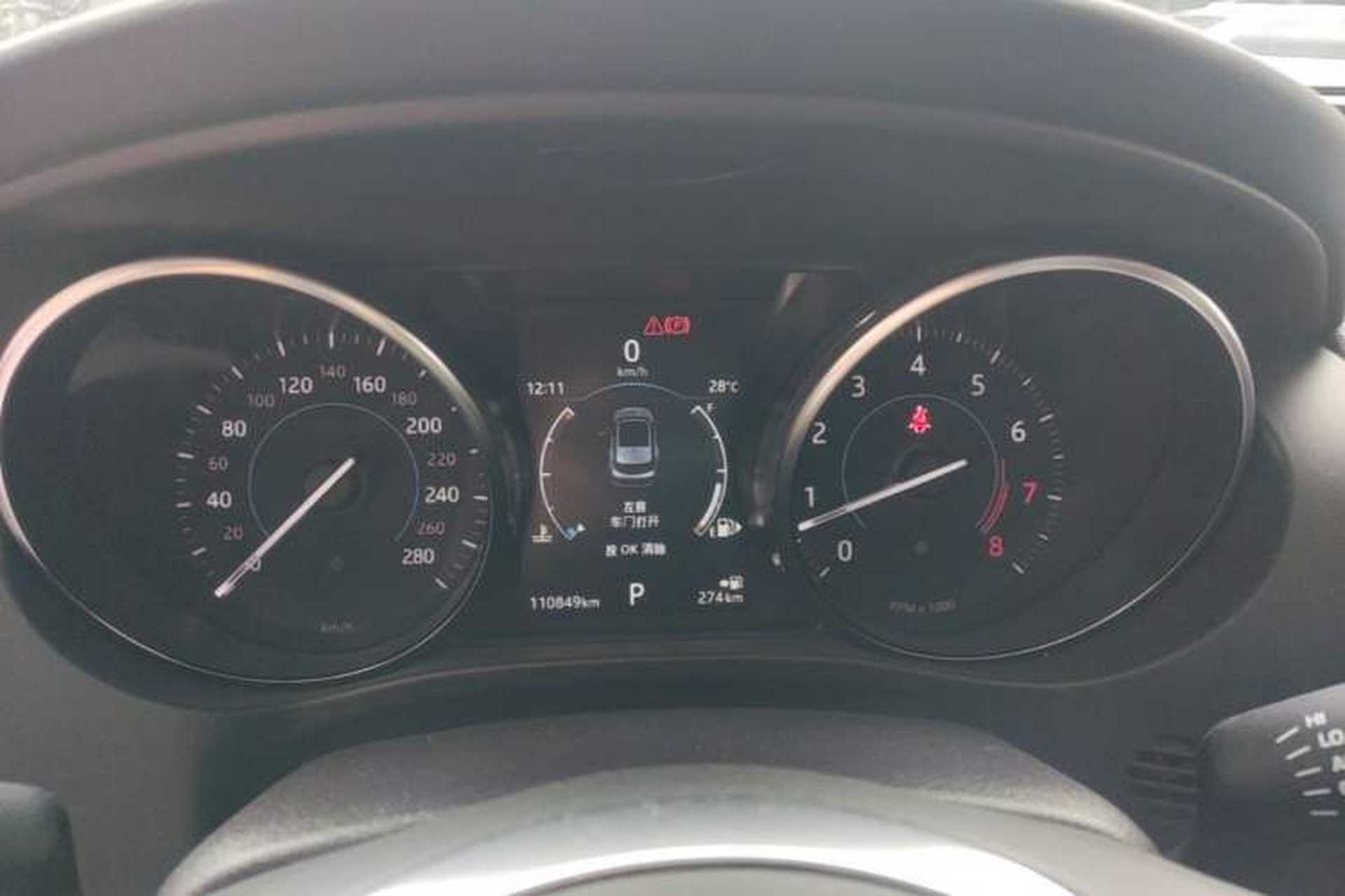 Used Jaguar F-PACE 2018 2.0T Two-Wheel Drive Urban Deluxe Edition Instrument Cluster