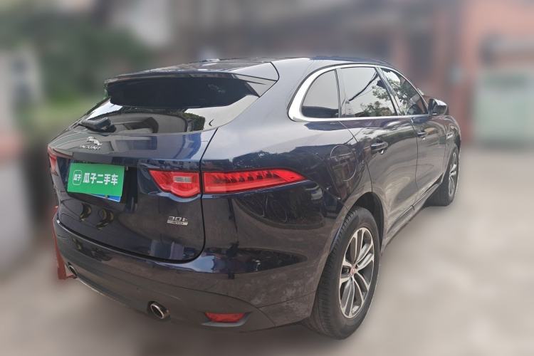 Used Jaguar F-PACE 2018 Restyled 2.0T All-Wheel-Drive R-Sport Sport Edition Rear Right 45 Deg