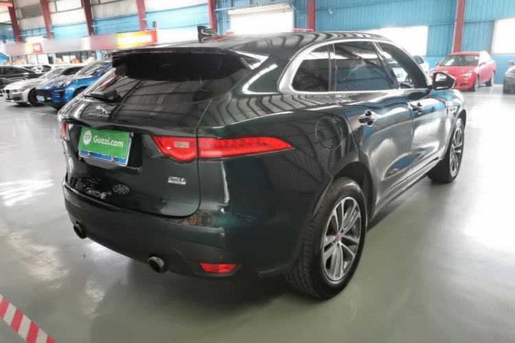 Used Jaguar F-PACE 2018 2.0T All-Wheel Drive R-Sport Sport Edition Rear Right 45 Deg