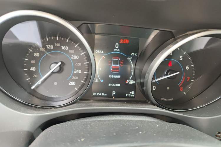 Used Jaguar F-PACE 2018 2.0T Two-Wheel Drive Urban Deluxe Edition Instrument Cluster