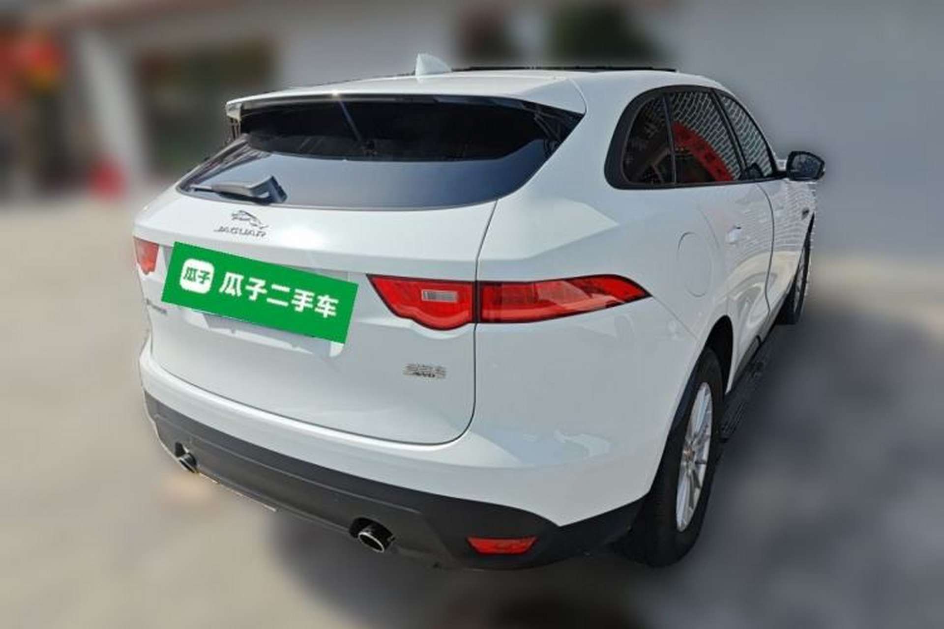 Used Jaguar F-PACE 2018 2.0T Four-Wheel Drive Urban Luxury Edition Rear Right 45 Deg