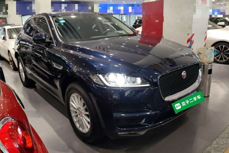 Used Jaguar F-PACE 2019 2.0T Two-Wheel Drive Urban Deluxe Edition Front Right 45 Deg