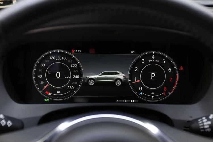 Used Jaguar F-PACE 2019 2.0T All-Wheel Drive R-Sport Sport Edition Instrument Cluster