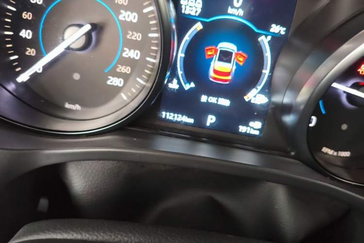 Used Jaguar F-PACE 2019 2.0T Four-Wheel Drive Urban Luxury Edition Odometer Close Up