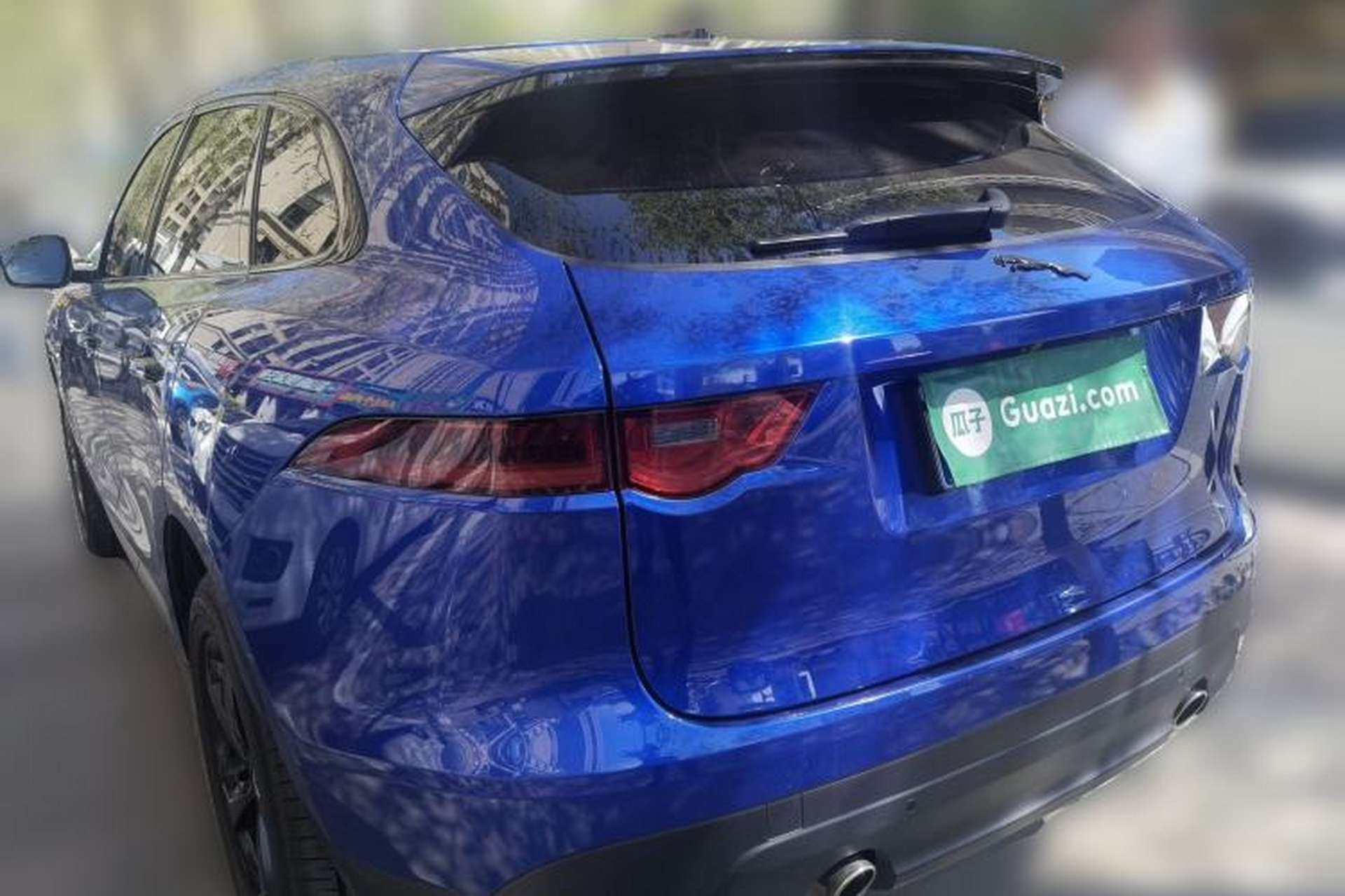 Used Jaguar F-PACE 2019 2.0T Four-Wheel Drive Urban Luxury Edition Rear Left 45 Deg