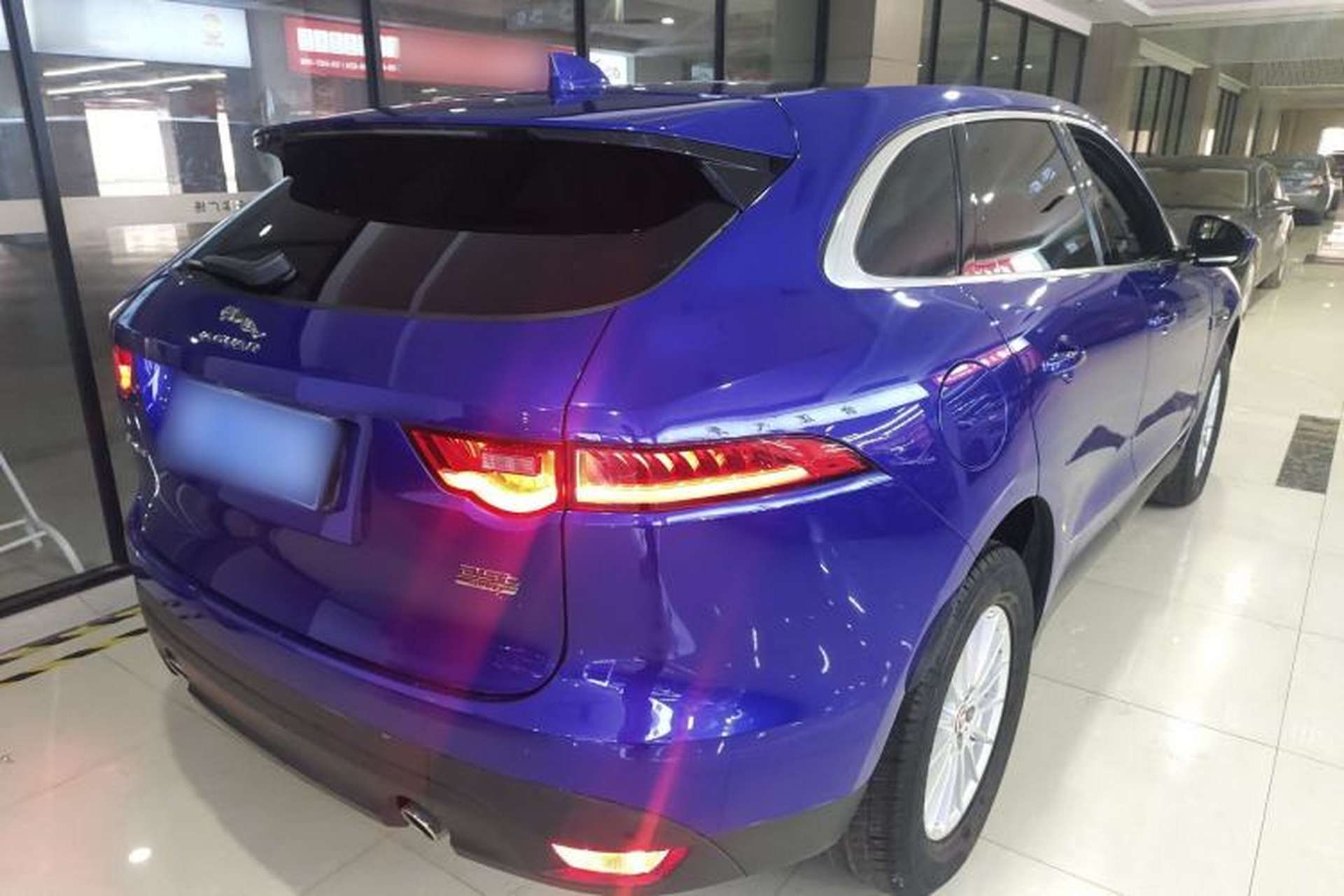 Used Jaguar F-PACE 2019 2.0T Four-Wheel Drive Urban Luxury Edition Rear Right 45 Deg