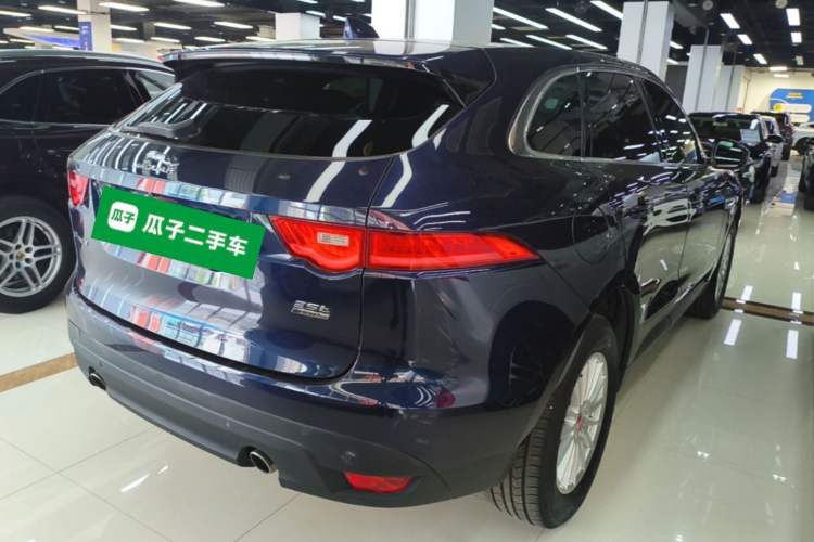 Used Jaguar F-PACE 2019 2.0T Four-Wheel Drive Urban Luxury Edition Rear Right 45 Deg