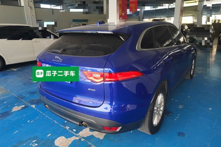 Used Jaguar F-PACE 2019 2.0T All-Wheel Drive R-Sport Sport Edition Rear Right 45 Deg