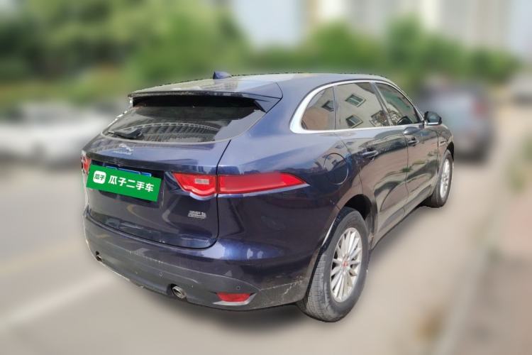 Used Jaguar F-PACE 2019 2.0T Four-Wheel Drive Urban Luxury Edition Rear Right 45 Deg