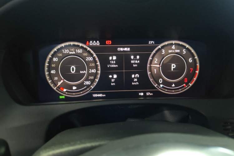 Used Jaguar F-PACE 2019 2.0T All-Wheel Drive R-Sport Sport Edition Instrument Cluster