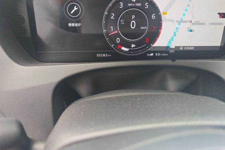 Used Jaguar F-PACE 2020 2.0T Rally Edition Odometer Close Up
